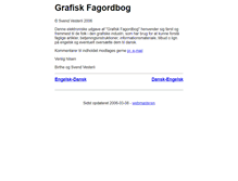 Tablet Screenshot of grafisk-ordbog.dk